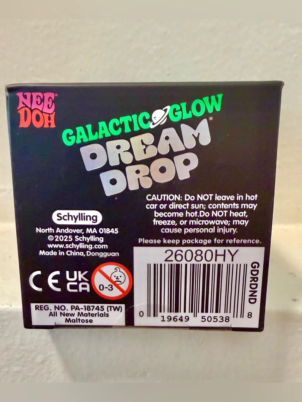 NEW! AUTHENTIC Schylling Needoh NEE DOH GALACTIC GLOW Dream Drop - Sparkle Blue!